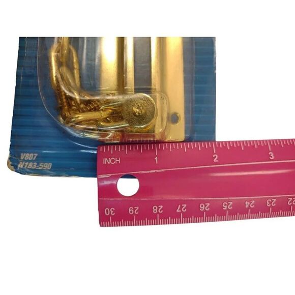 National Hardware Door Chain Brass N183-590 V807 - Picture 6 of 11